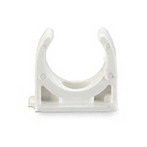 คลิปก้ามปูจับท่อ (Mounting Clip) NANO หน่วยนิ้ว ขาว