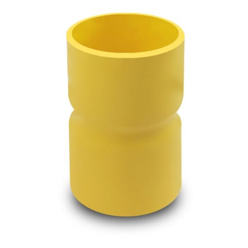 ข้อต่อตรงแบบทำมือ (Socket) NANO สีเหลือง หน่วยนิ้ว เหลือง