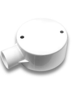 กล่องพักสายกลม (Circular Junction Box) NANO หน่วยมิล 1 ทาง
