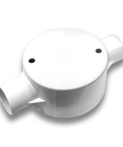 กล่องพักสายกลม (Circular Junction Box) NANO หน่วยมิล 2 ทาง