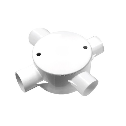 กล่องพักสายกลม (Circular Junction Box) NANO หน่วยมิล 4 ทาง
