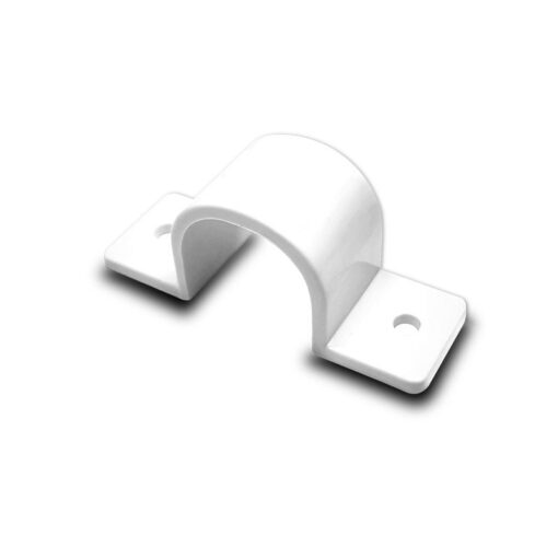 กิ๊บจับท่อ (Saddle Clip) NANO หน่วยนิ้ว ขาว