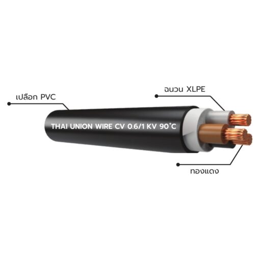 สายไฟ THAI UNION CV-3-core